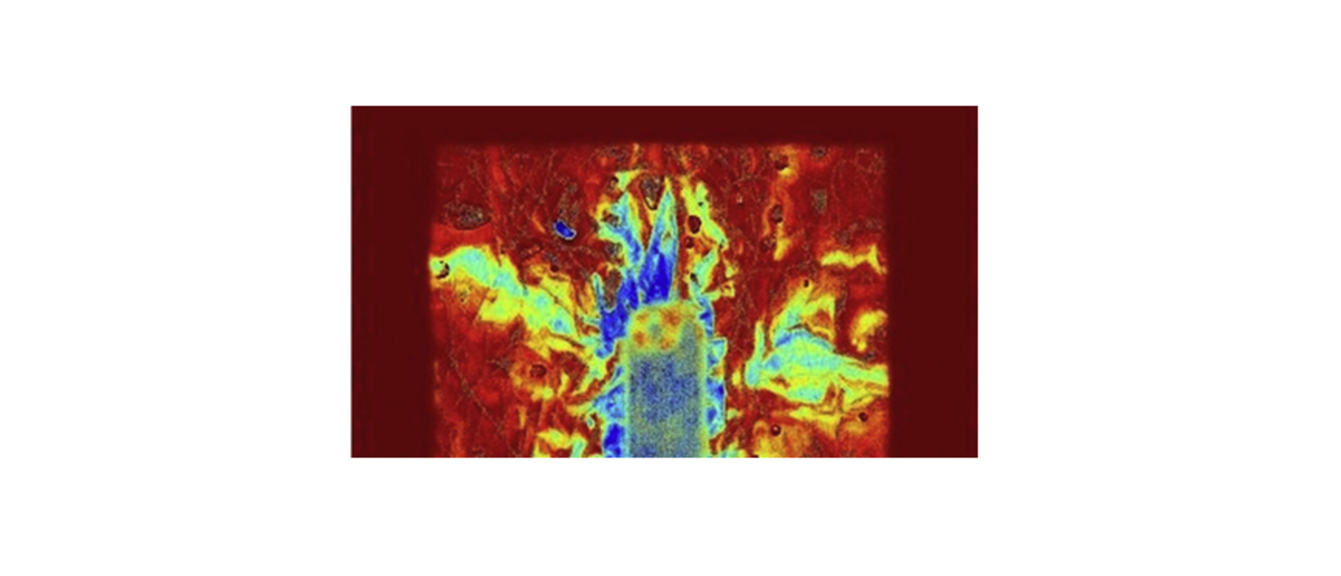 Visualization of porous electrode with fluorescent molecules