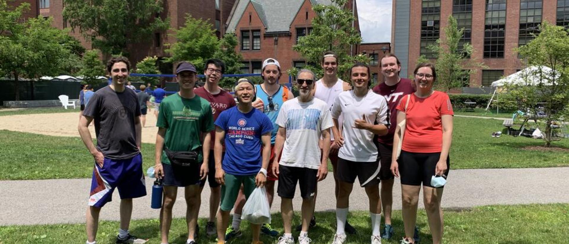 A picture of our summer volleyball team
